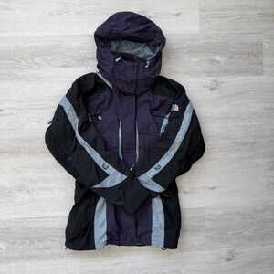 The North Face VINTAGE Ski Jacket 2001 Women's Size L Purple SHELL ONLY GUC